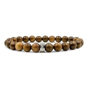 brown walnut beaded bracelet cascade collection main.jpg