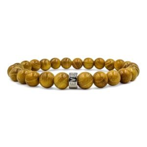 golden sandalwood beaded bracelet cascade collection main.jpg