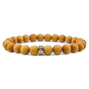 cedar beaded bracelet cascade front.jpg