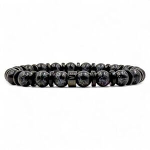 howlite black ebony mens beaded bracelet everwood main.jpg