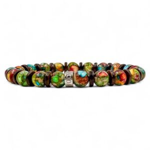 imperial jasper rainbow brown coconut mens beaded bracelet everwood main.jpg